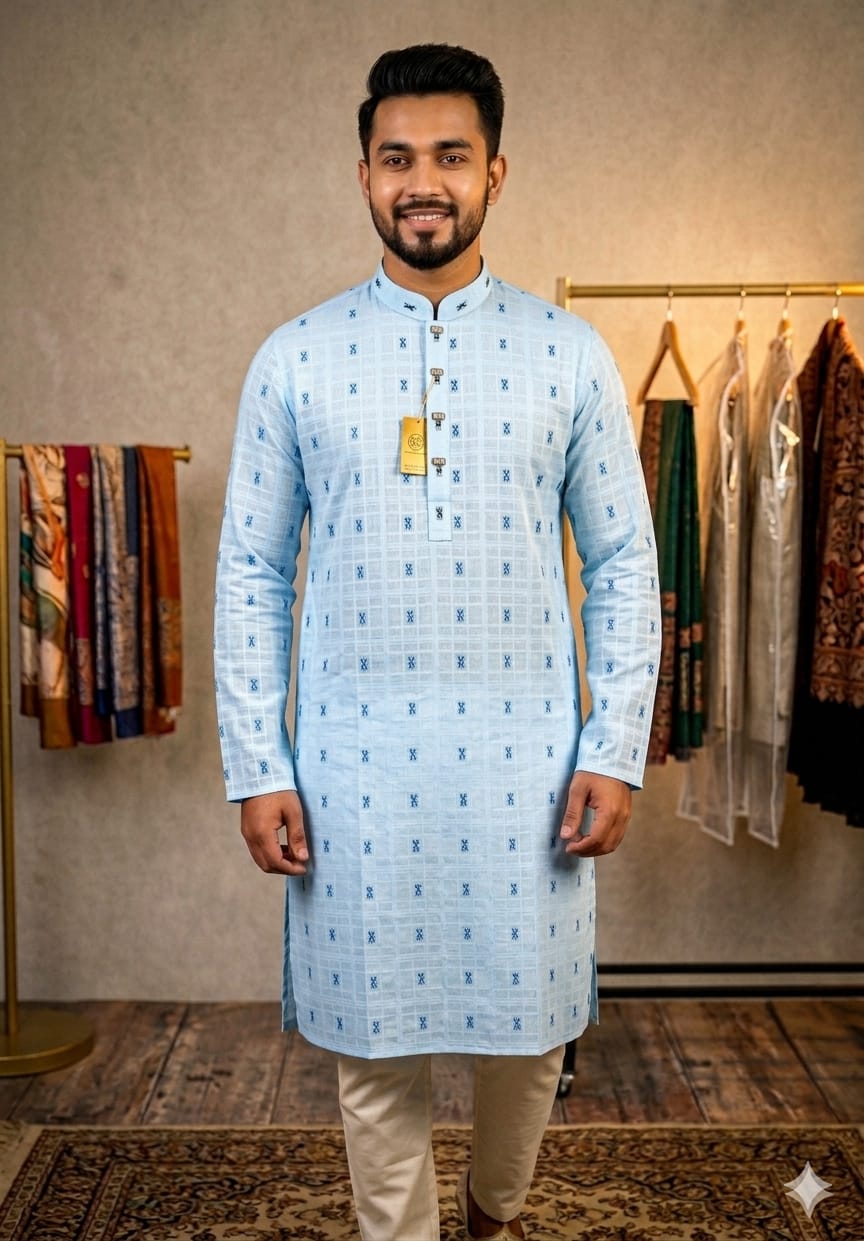 ১০০% সুতি পাঞ্জাবি